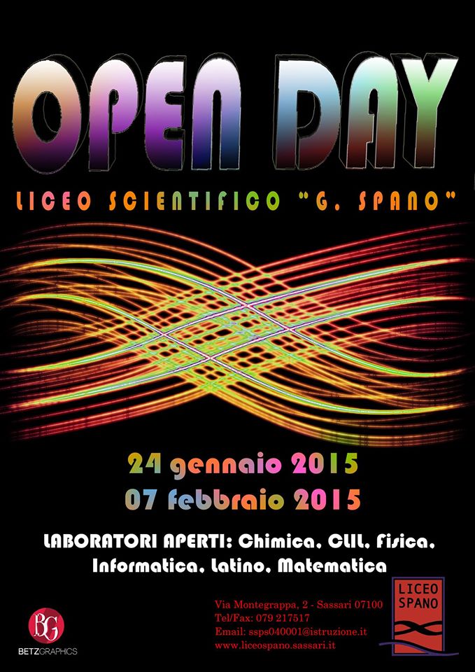 Open Day del Liceo Scientifico Spano